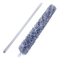 RXRENXIA Telescopic Extendable Duster,Cobweb Duster with Extension Pole, Bendable, Fluffy Feather Duster, Long Handled Duster for Interior Roof, Ceiling Fan - Wet or Dry Use