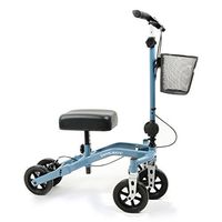 Swivelmate Knee Walker by TKWC INC, Steerable 90 Degree Turning Radius, Premium Quality, Extra Thick Knee Pad, 5-Wheel Stable Design - Knee Scooter Crutch Alternative