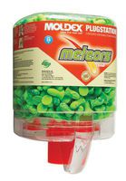 Moldex 6634 PlugStation Earplugs Dispenser (with 250 Pair Small Single Use Meteors Curved Shape Foam Uncorded Earplugs) (6/DI)