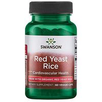 Swanson Made with Organic Traditional Red Yeast Rice 600 Milligrams 60 Veg Capsules