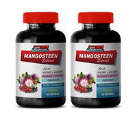 antioxidant Immune Booster - Mangosteen Extract Complex 1440MG - Natural ANTIOXIDANT - Resveratrol for Weight Loss - 2 Bottles 120 Capsules