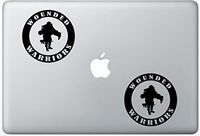 Wounded Warriors Round Military ArcDecals78601343 Set Of Two (2x) , Decal , Sticker , Laptop , Ipad , Car , Truck