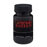 OVERTIME ENERGY Pills - 100 Capsules - Best Energy Booster Supplements That Work Fast for Women and Men