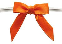 BAYWIND LTD; 1.75" Twist Tie Bows (250pc, Orange)
