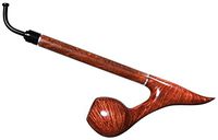 Vauen Enzian Long Churchwarden Pipe (Brown)