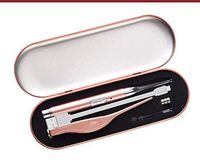 JESSICAR 2 Piece Ear Wax Removal with Lighted, LED Flashlight Earpick with USB Charging for Baby Kids Adults, Safety Ear Cleaner Curette Remover Tool (Rose Gold) (Rose Gold)