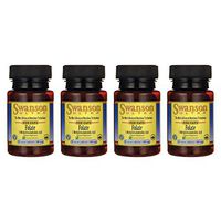 Swanson Folate (5-Methyltetrahydrofolic Acid) 400 mcg 30 Veg Capsules (4 Pack)