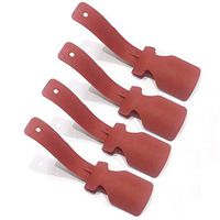 WDDH Lazy Shoes Helper for Easy to Wear Shoes,4 Pcs Plastic Shoe Lifting Helper,Portable Shoe Horn,Shoe Aid Sticks for Men,Women and Kids,One Size Fits for All Shoe