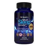 Dr. Scott’s Natural Sleep Aid | from Sleeplessness to Restfulness with 5 Mg Melatonin, Theanine, Magnesium, Tryptophan, Valerian Root | Natural Sleeping Pills | Non-Habit Forming Sleeping Supplement