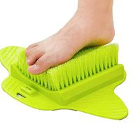 Hanging Foot Grinder, Lazy Foot Brush, Foot Rubbing Artifact, Exfoliating, Exfoliating Soft Hair, Foot Cleaning Brush, Efficient Sterilization, Easy Massage (Color : Green)