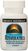 Source Naturals Resveratrol 40mg, 30 Classic Tablets