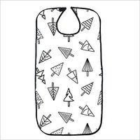 Fushida Adult Bib for Men, Waterproof PVC Layer and Printing Cotton Material, Mealtime Clothing Protector, Adult Bibs for Dinner Table 1910YLL0059Y22
