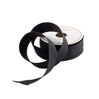 Caspari 1 Inch Wide Black Grosgrain Ribbon - Three 24 Ft. Spools