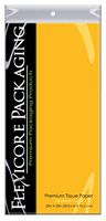 Flexicore Packaging Goldenrod Yellow Gift Wrap Tissue Paper XL | Size: 20 Inch X 30 Inch | Count: 48 Sheets | Color: Goldenrod