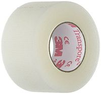 3M Transpore Surgical Tape by The Roll, 1" (1 Roll)