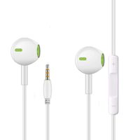 Amuoc Headphones Earphones Earbuds 3.5mm Wired Headphones Noise Isolating Earphones with Built-in Microphone & Volume Control Compatible with All 3.5mm