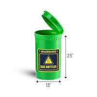 Gas Bottles Warning Sign First Aid Case Pill Container ID 7419G