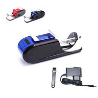 CSPFAIRY DIY Cigarette Rolling Machine Electric with Funnel and Tray Portable Cigarettes Cigarette Tamping Machine Automatic Spiral Filling Stuffing Machine - Blue/Red,A-Blue