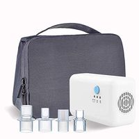 Mini CPAP Cleaner, Professional CPAP Cleaner and Portable Sanitizer Ozone Disinfection for Full Face Mask and Hose Attach 4 Hose Adapters Carrying Bag