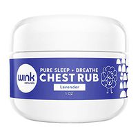 Wink Naturals Pure Sleep & Breathe Baby Chest Rub, Safely Diluted Eucalyptus, Peppermint And Lavender Essential Oils Calm Colds, Soothe Congestion And Promote Better Sleep, Great For Adults Too (1 oz)