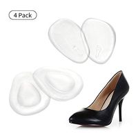 Ball of Foot Cushions High Heels for Pain Relief for Women High Heels Soft Gel Insole Metatarsal Pads Shoe Inserts and Other Uncomfortable Shoes -2 Pairs(4 pcs)