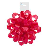 Berwick Offray 6'' Diameter Large Christmas Bow, Red Lacquer