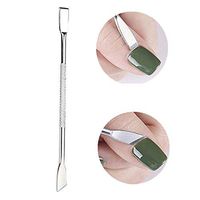 Elevin(TM) Nail Pusher Forceps Double Stainless Remover Manicure Nail Cleaner Tools
