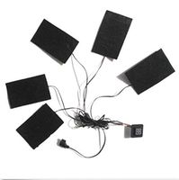 USB Electric Heating Vest Heated Pad Warmer Tool Waist Heating Piece for Vest Jacket Clothes Shoes Outwear (5pcs)