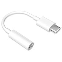 USB C to 3.5mm Headphone Jack Adapter, Madusei Type C to 3.5mm Audio Adapter for i Pad Pro Pixel 3/3XL/Moto Z/Huawei/Essential (White)