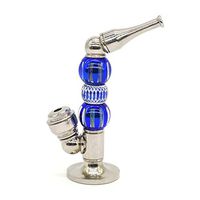 Hand-Assembled Mechanically, Small Hand-Made Artwork Consisting of 11 Accessories, Suitable for Gift Parties and Window Displays (Blue)