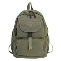 Wadonerful Vintage Backpack for Men Women, Canvas College School Messenger Rucksack Bookbag Green