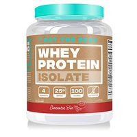Eat the Bear, Whey Isolate Protein Powder, Keto Friendly Protein Powder, 100 Calories, All Natural, Gluten Free (25 Servings, Cinnamon Bun)