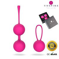 Kegel Balls for Tightening & Strengthen Pelvic Floor for Bladder Control by Ynspire - Doctor Recommended Ben Wa Balls for Pregnancy Recovery & Tightening Exercise for Beginners & Advanced User