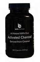 420mg Coconut Activated Charcoal Pills - Food Grade - Easy to Swallow Size