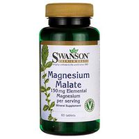 Swanson Magnesium Malate (150 Milligrams Elemental) 1000 Milligrams 60 Tabs
