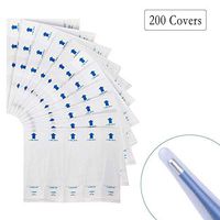 200 Pack Digital Thermometer Covers Disposable Probe Covers, Oral Rectal Basal Body Thermometer CoversDisposable Universal Digital Thermometer Probe Covers Covera for Oral Rectal Thermometer