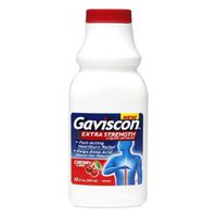 Gaviscon Liquid Antacid, Extra Strength, Cherry Flavor 12 fl oz