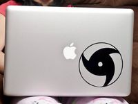 Mangekyo Sharingan - Naruto - Itachi - 5 Inch - Apple Macbook Laptop Decal