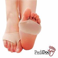 Pedidoc™ Metatarsal Pads Ball of foot Cushions – Foot Support Gel Sleeves for Forefoot Pain Relief and Support – Prevent Calluses and Blisters Absorbs Shock – For Sports and Daily Comfort (1 Pair)