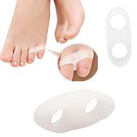 Diaper 2pcs Comfortable Silicone Little Toe Valgus Corrector Separator Straightener Bunion Pads
