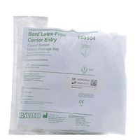 Bard Closed System Urinary Drainage Bag, 2000ml, with EZ-Lok Sampling Port, 153504, Exp 2022