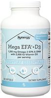 Vitacost Mega EFA-D3 Omega-3 EPA & DHA - 2,126 mg per Serving - 240 Softgels