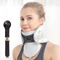 Inflatable Medical Neck Cervical Traction Device - Home Use Neck& Shoulder Massager & Collar - Pain Relief - for Travel/Home Helps Correct Posture Traction Anytime and Anywhere,17.3inch