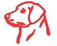 Home Grown Claremore Labrador Retriever - Vinyl Decal Sticker - 5.5" Width X 5" Height | RED HGC1038