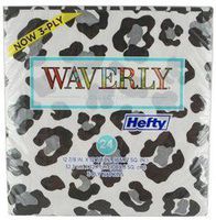 Waverly Hefty Leopard Cheetah 24 Paper Napkins - 3 Ply