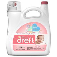 Dreft Ultra Concentrated Liquid Laundry Detergent (110 loads, 150 fl oz)