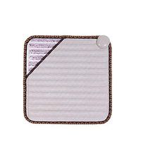 PHYMAT Far Infrared Amethyst Heating Pad - Natural Amethyst Mat - FIR Heating Pad - Smart Timer Temperature Control - 18"x18"