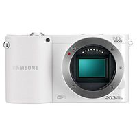 Samsung NX1000 20.3 Megapixel Mirrorless Camera (Body with Lens Kit) - 20 mm - 50 mm - White