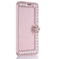 Leather Flip Case for iPhone Xs Wallet Cover with Viewing Stand and Card Slots Bussiness Phone Case [with Free Waterproof Case]