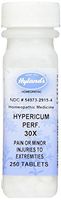 Pain Relief for Back, Lower Back, Neck, Nerves, Foot, and Minor Injuries, Hyland's Hypericum Perf 30X, Tablets, 250 Count